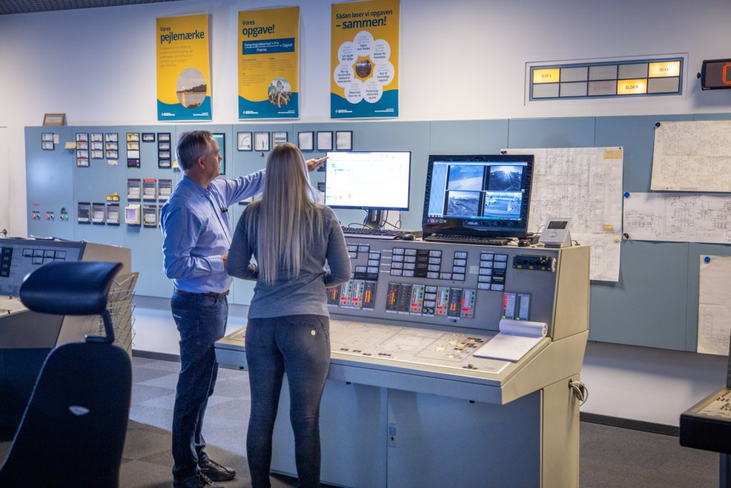 Værket i Rønne leverer el og strøm til Bornholm